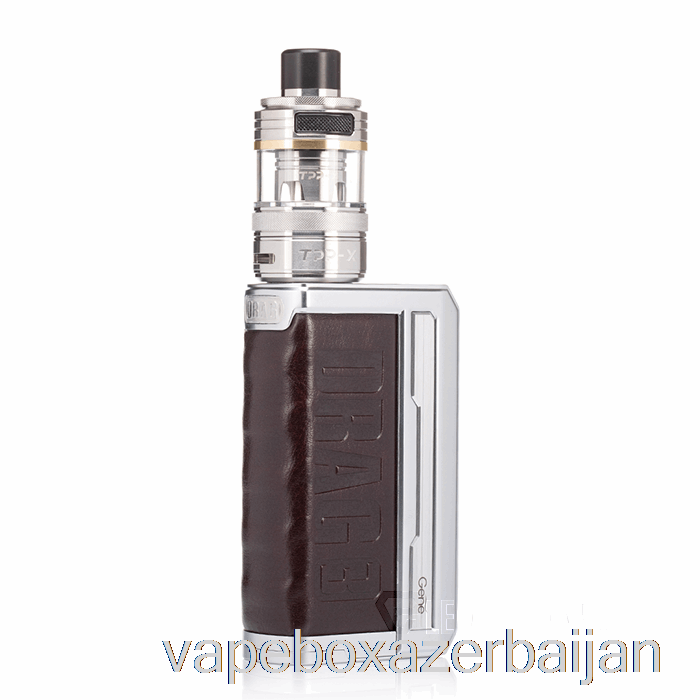 Vape Azerbaijan VOOPOO DRAG 3 177W Starter Kit [TPP-X] Silver Coffee Brown